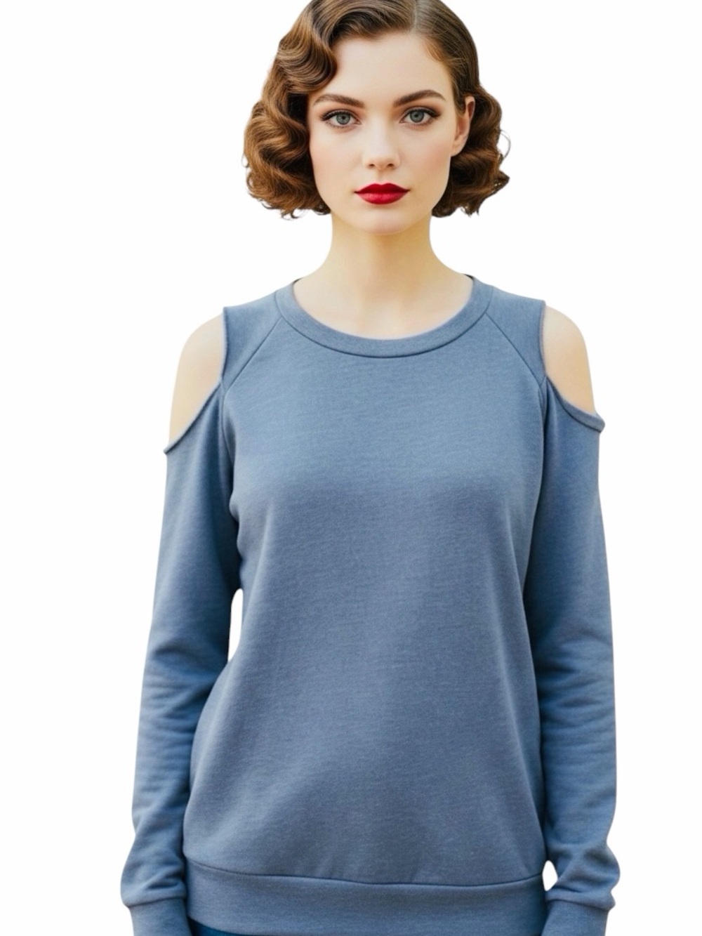 STATESIDE CUT OUT SWEATSHIRT.